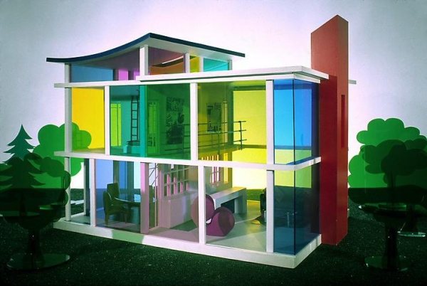 The Kaleidescope House - conceived and designed by Laurie Simmons and architect Peter Wheelwright.